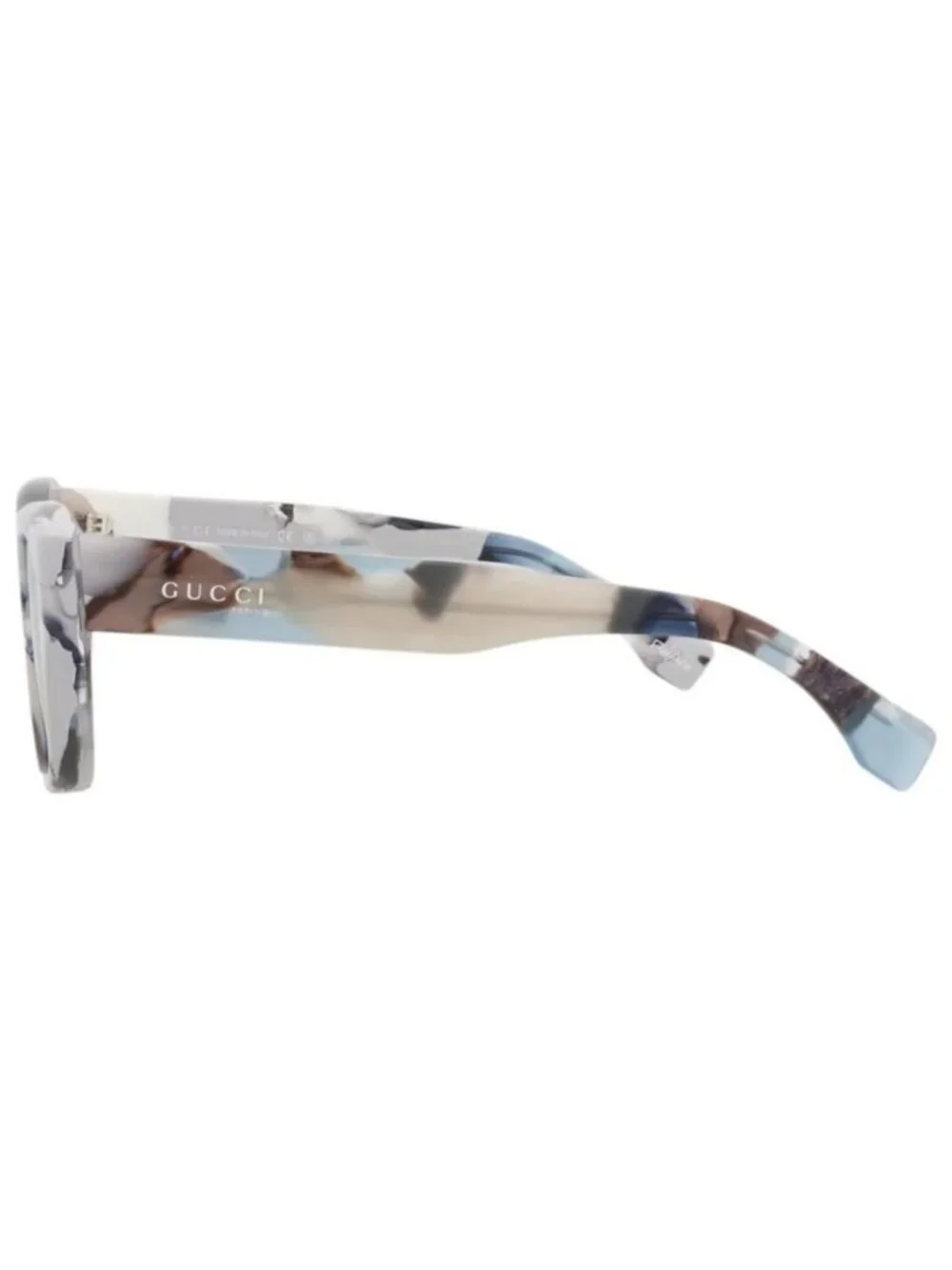 New Gucci Mens Square/Rectangle Grey Grey Brown Fashion Designer Sunglasses